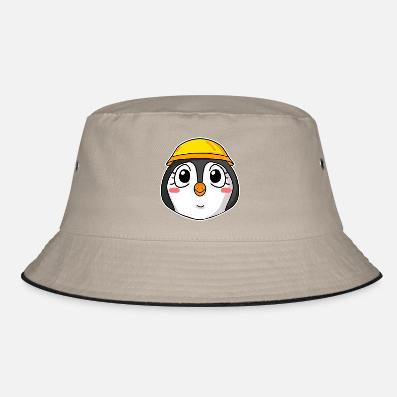 Pinguin Baustelle Bucket Hat
