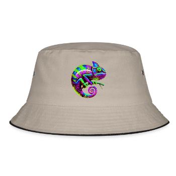 Chameleon - Bucket Hat - khaki/black - Front