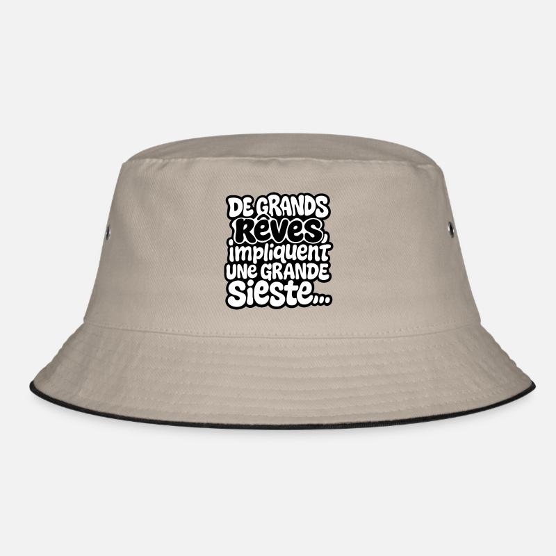 Big dreams involve a big nap Bucket Hat