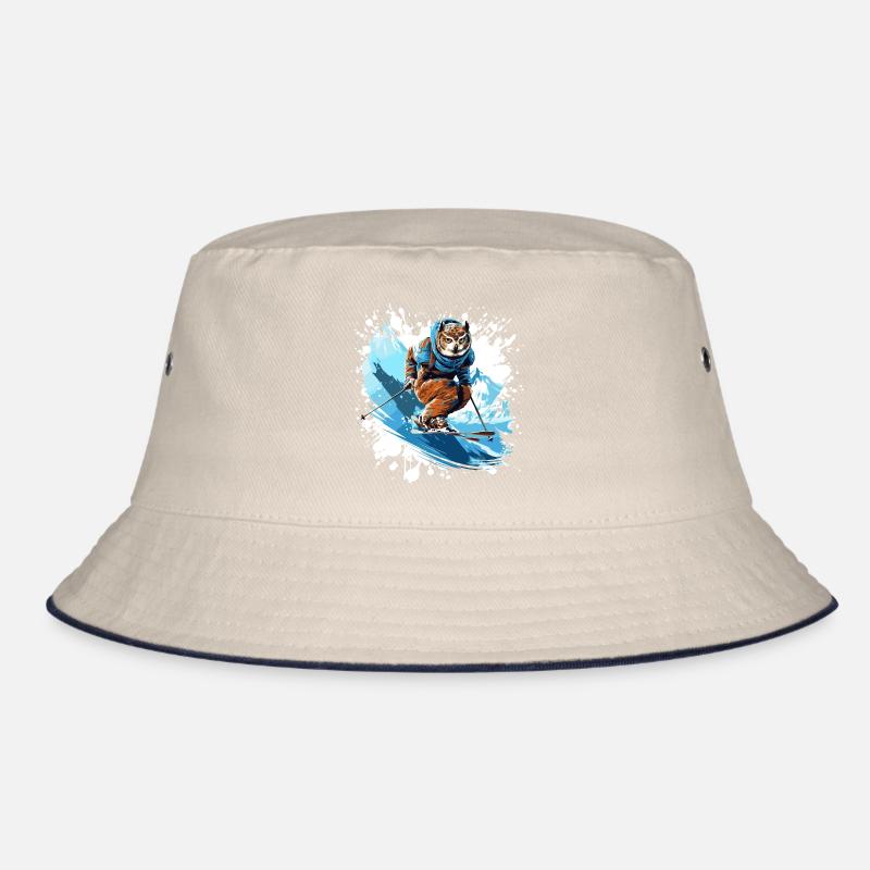 Eule Ski Skifahren Bucket Hat