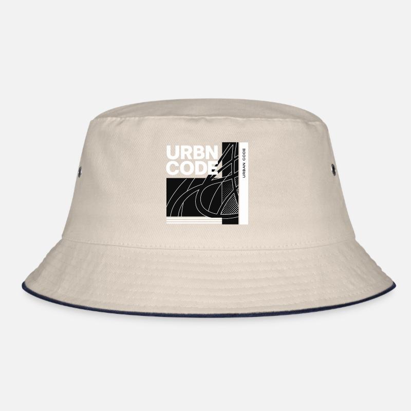 Urban Code Line Design Bucket Hat