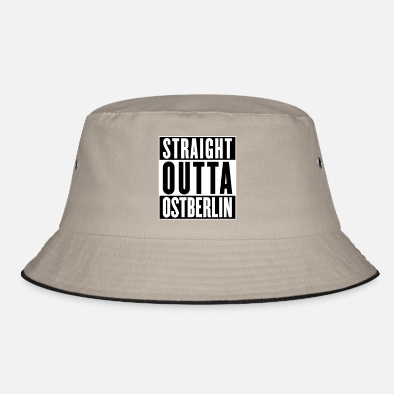Straight outta Ostberlin (Farbe änderbar) Bucket Hat