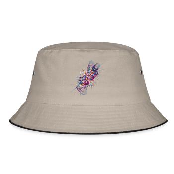 Music is the rhythm of life - Bucket Hat - khaki/black - Front