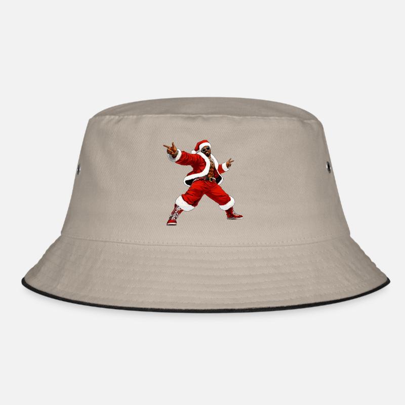 Rap Hip-Hop Weihnachtsmann Santa Bucket Hat