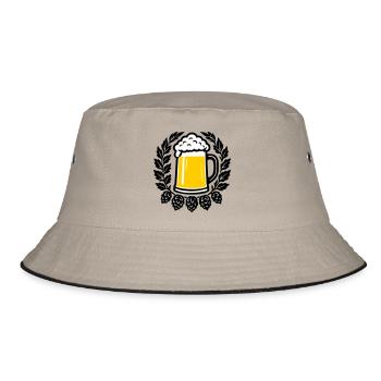 Bier - Bucket Hat - khaki/black - Front