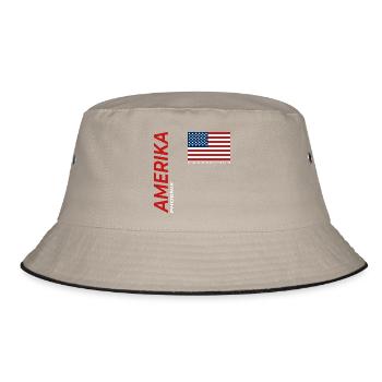 Phoenix - Bucket Hat - Khaki/Schwarz - Vorne