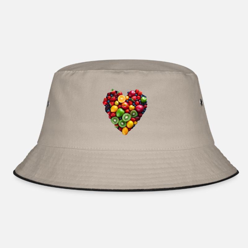 Fruit Heart Bucket Hat