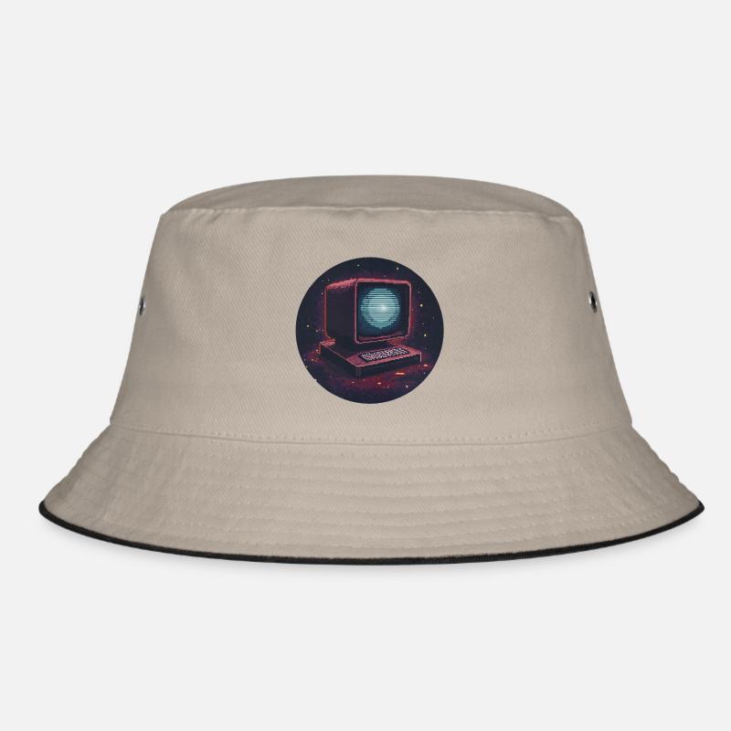 Pixel-Computer Bucket Hat