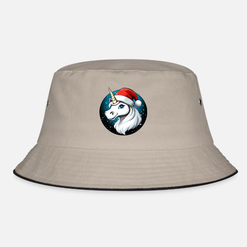 Weihnachten Einhorn Bucket Hat