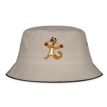 Tiger - Bucket Hat - Khaki/Schwarz - Vorne