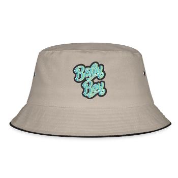 Baby Boy - Bucket Hat - Khaki/Schwarz - Vorne