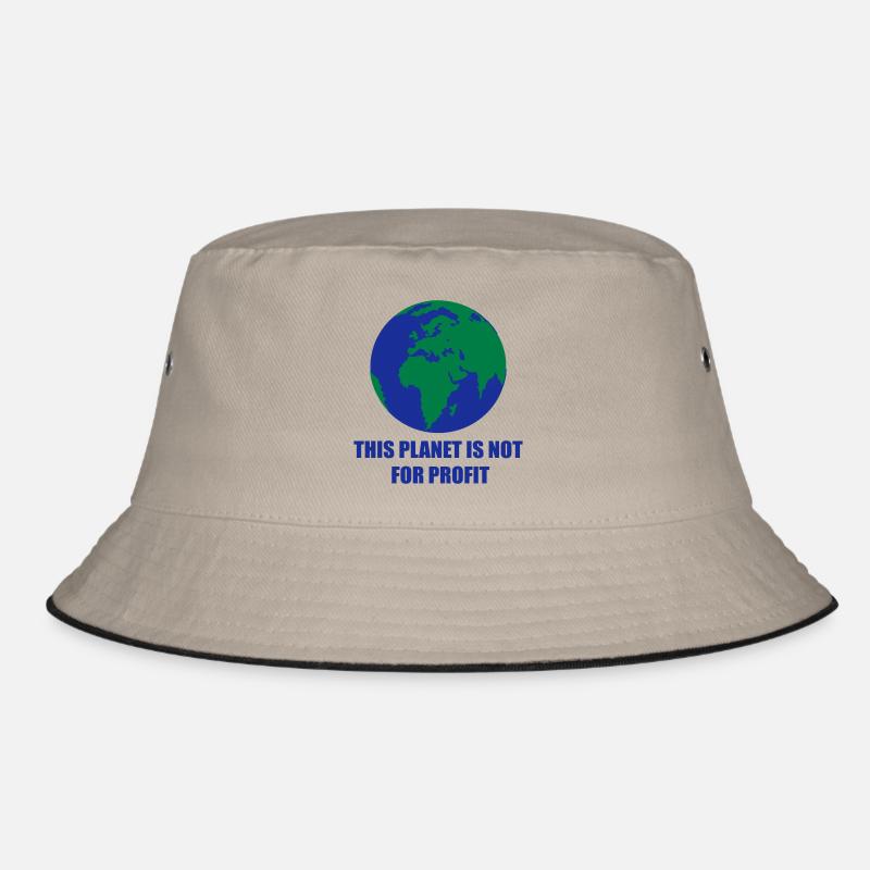 Planet Erde - Bucket Hat - Khaki/Schwarz