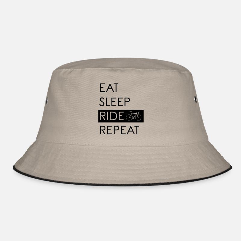 EAT SLEEP RIDE REPEAT Bucket Hat