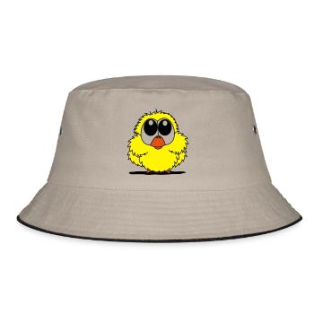 Chick - Bucket Hat - khaki/black - Front