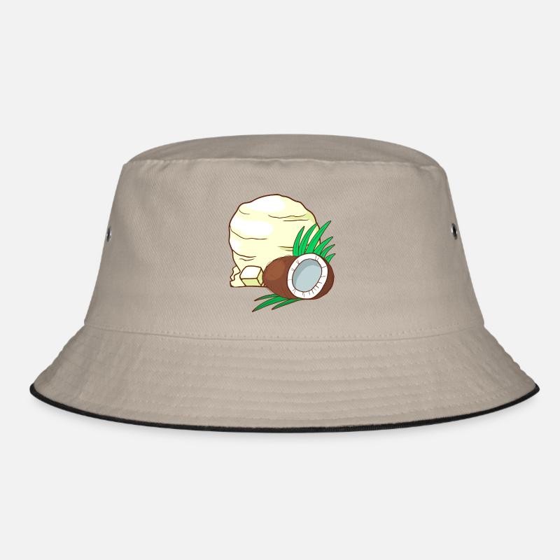 Kokosnuss Eis Speiseeis Eiskrem Eiscreme Kugeleis Bucket Hat