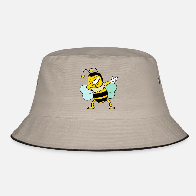 Dabbing Dab Bee Bucket Hat