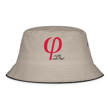 klein phi macht auch Mist - Bucket Hat - khaki/black - Front