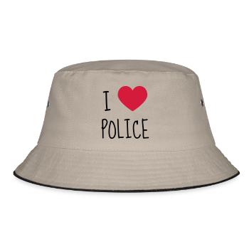 Police / Policier / Flic / Sécurité - Bob - kaki/noir - Devant