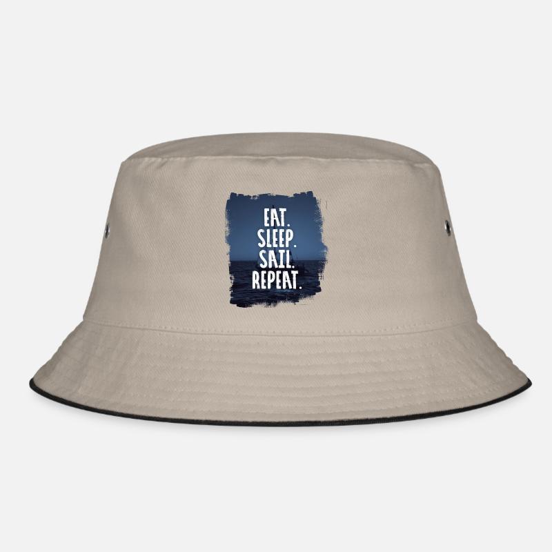 EAT. SLEEP. SAIL. REPEAT Bucket Hat