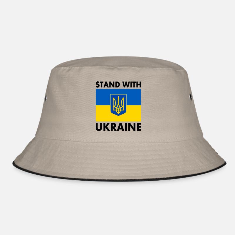 stand with ukraine - Bob - kaki/noir