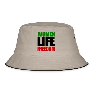 Women life freedom - Bob - kaki/noir - Devant