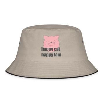 Chat heureux - Bob - kaki/noir - Devant