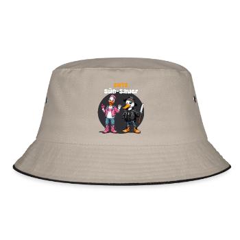 Duck Sweet - Sour - Bucket Hat - khaki/black - Front
