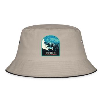 Tropical Paradise: Coron Coast, Palawan - Bucket Hat - khaki/black - Front