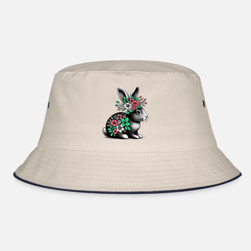 Lapin aux fleurs Bob