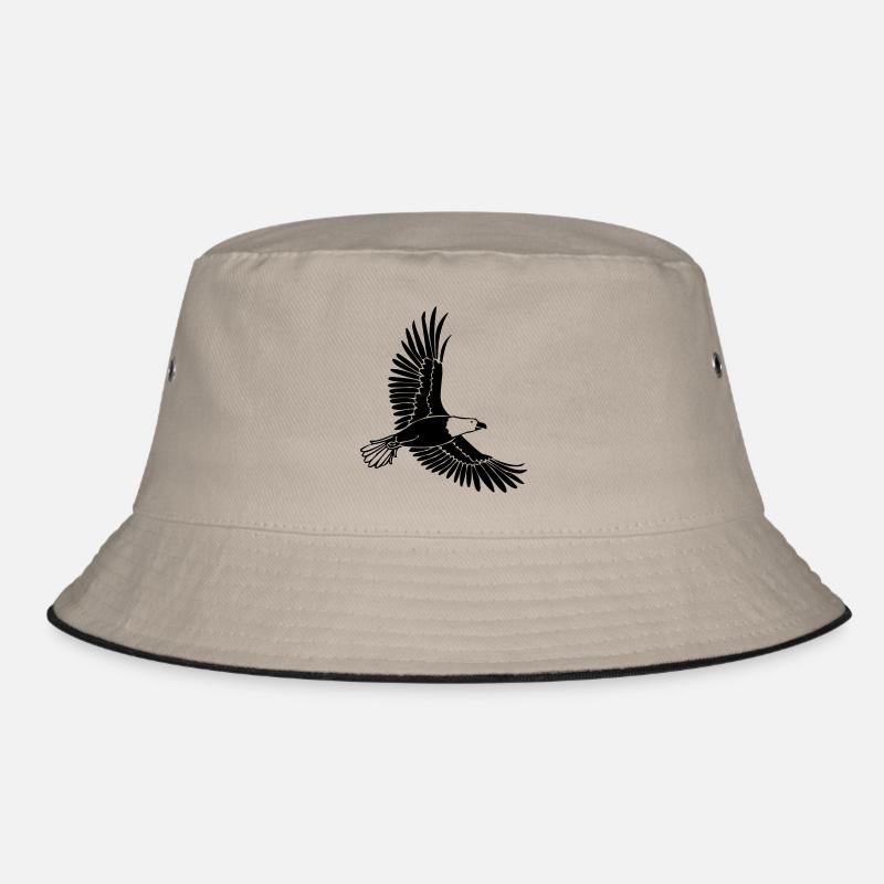 Adler - Bucket Hat - Khaki/Schwarz