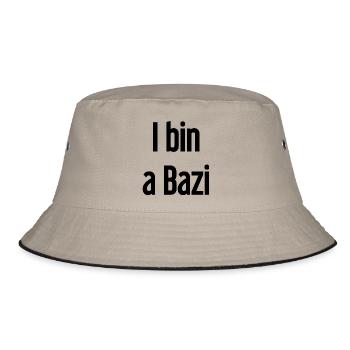 Je suis un Bazi – proverbe bavarois avec humour - Bob - kaki/noir - Devant