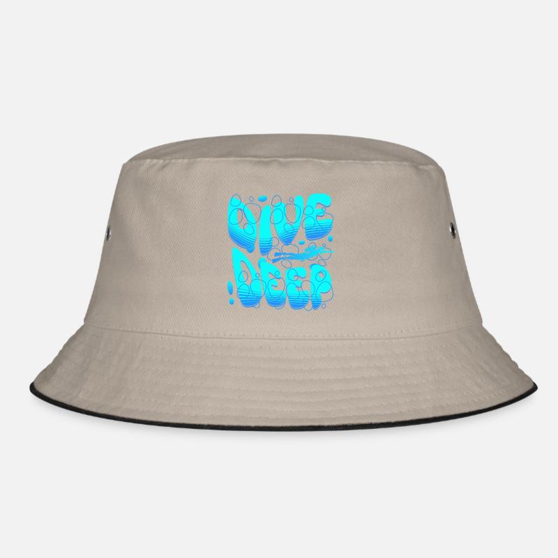 Dive Deep Tauche ein in die Unterwasserwelt Bucket Hat