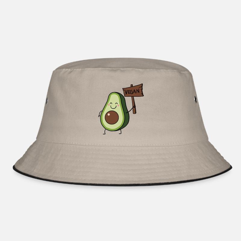 Vegane Avocado Bucket Hat