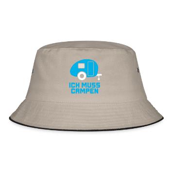 Caravane Camping Fan Caravane Hobby Vacances Retraité - Bob - kaki/noir - Devant