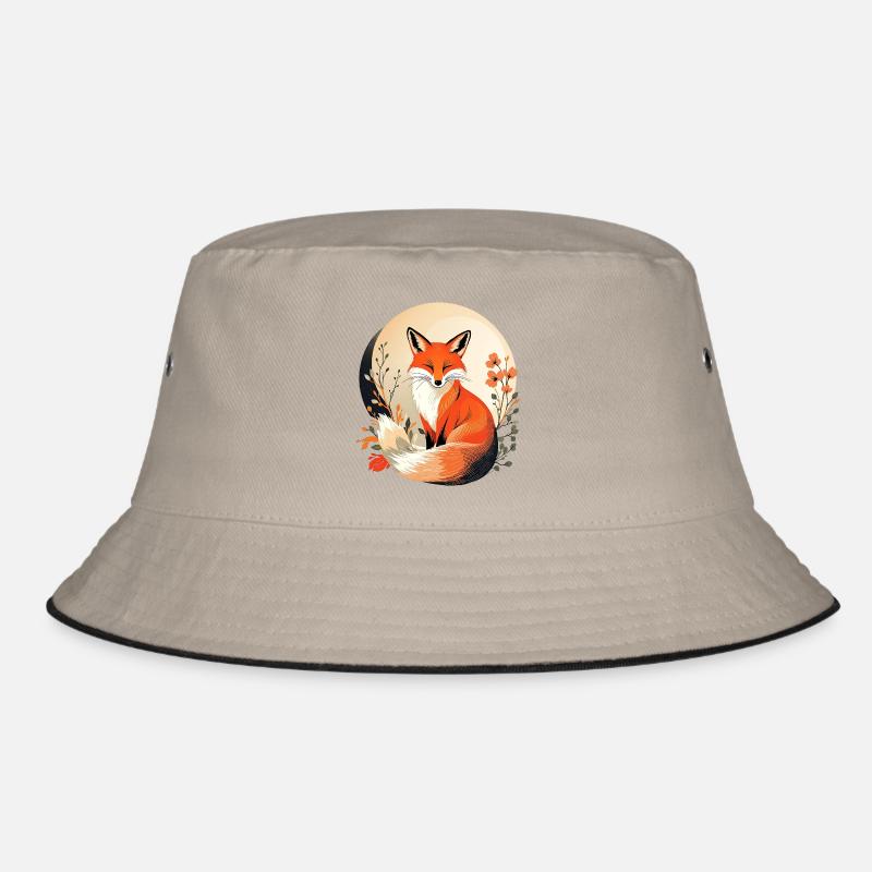 Boho Fuchs Bucket Hat
