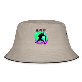 Scooter - Stunt it - Bucket Hat - Khaki/Schwarz - Vorne