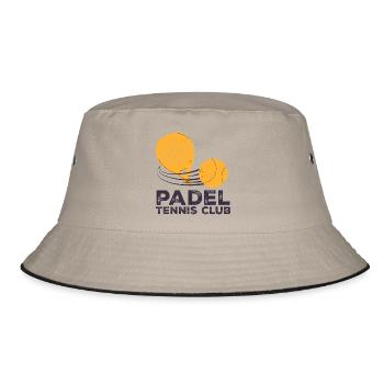 Ich kann kein Padel haben - Bucket Hat - Khaki/Schwarz - Vorne