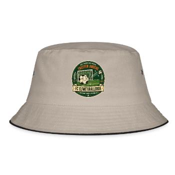 FC Elfmeterallergie - Bucket Hat - Khaki/Schwarz - Vorne