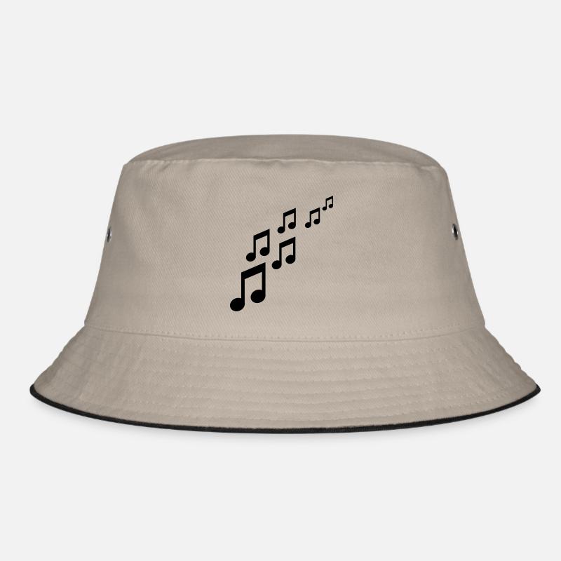 Note - Bucket Hat - Khaki/Schwarz