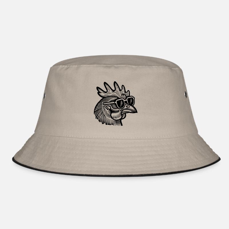 Huhn Hühnerstall Bucket Hat