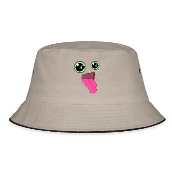 WOW - Bucket Hat - khaki/black - Front