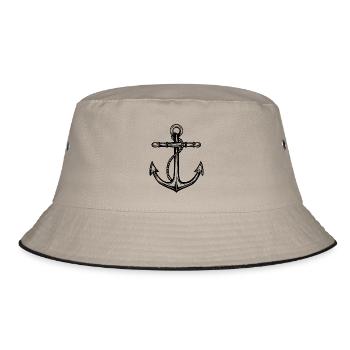 Anchor - Bucket Hat - khaki/black - Front