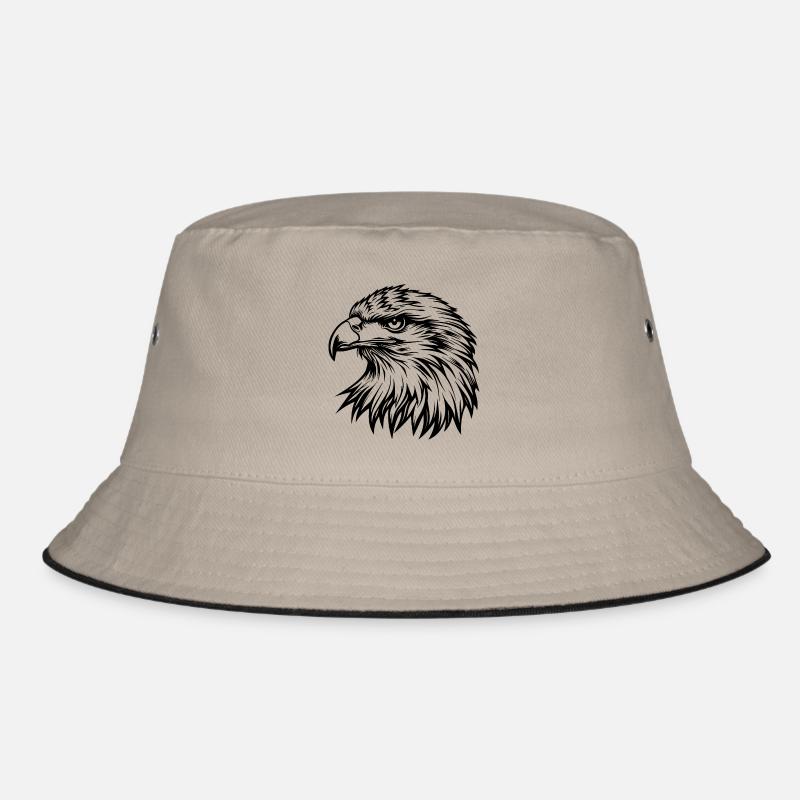 Eagle Eagle Head Bucket Hat