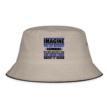 Imaginez une vie sans baignade - Bob - kaki/noir - Devant