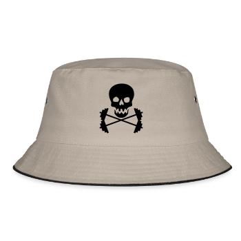 body building - Bucket Hat - khaki/black - Front