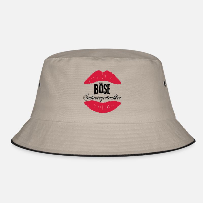 Böse Schwiegertochter - Bucket Hat - Khaki/Schwarz