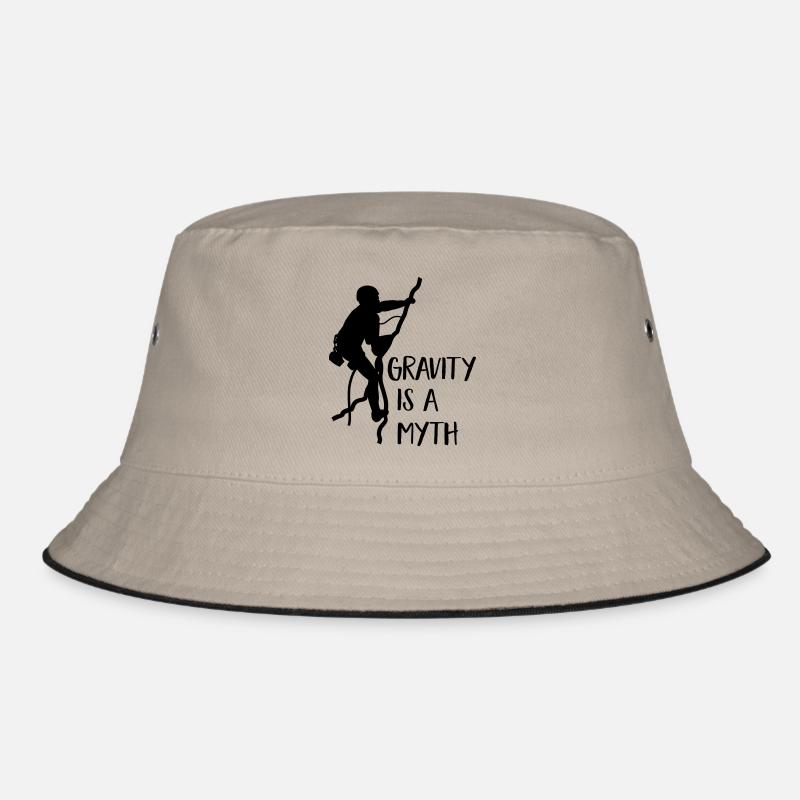 klettern - Bucket Hat - Khaki/Schwarz
