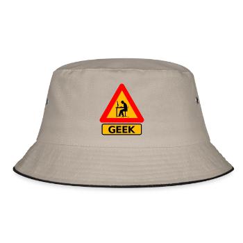 Geek - Bucket Hat - khaki/black - Front