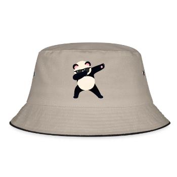 Dabbing Panda With Sunglasses - Cool Gift - Bob - kaki/noir - Devant