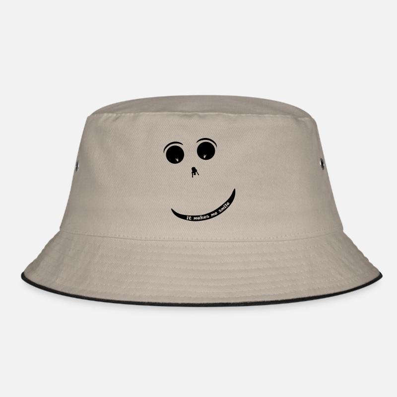 Paragliding Smiley Bucket Hat
